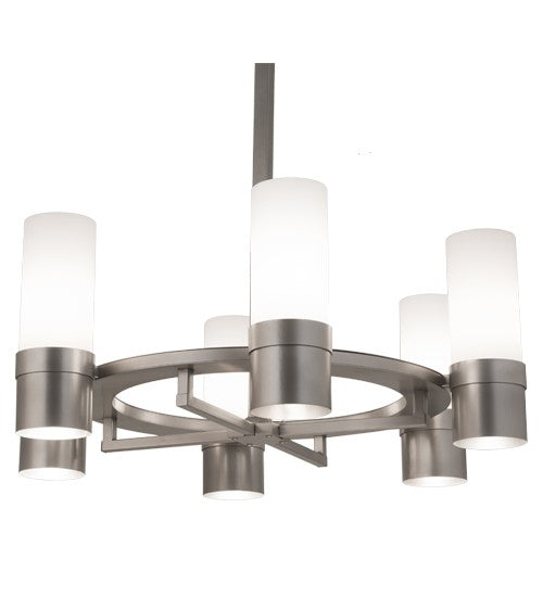 2nd Ave Lighting Farmington 48" Wide 6 LT Chandelier in Nickel Finish