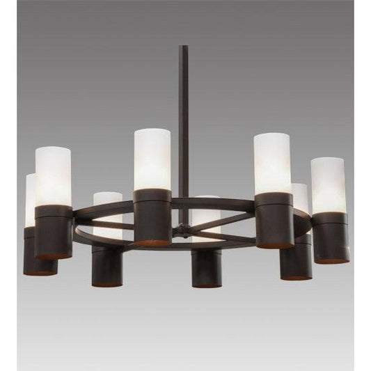 2nd Ave Lighting Farmington 60" Wide 8 LT Chandelier in Cafe Noir Finish