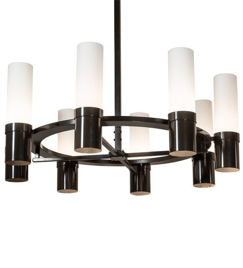 2nd Ave Lighting Farmington 62" Wide 8 Light Chandelier in Timeless Bronze Finish