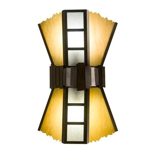 2nd Ave Lighting Farrah 15" Wall Sconce in Rustic Iron Finish