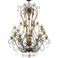 2nd Ave Lighting Felicia 51" Chandelier in Tarnished Aztec Gold Finish