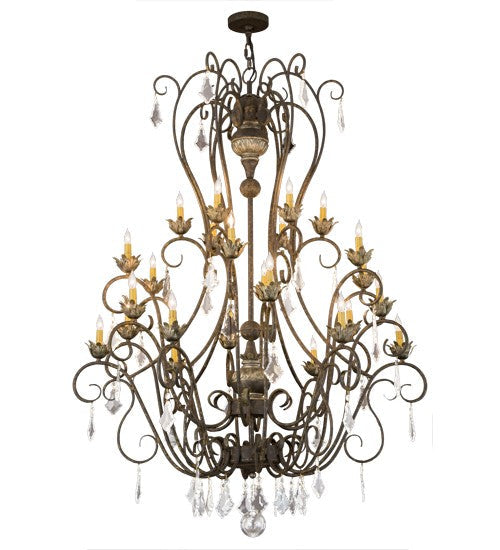 2nd Ave Lighting Felicia 51" Chandelier in Tarnished Aztec Gold Finish