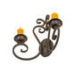 2nd Ave Lighting Fernando 17" Wide 2 LT Wall Sconce in Gilded Tobacco Finish