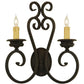 2nd Ave Lighting Fernando 17" Wide 2 Light Wall Sconce in Coffee Bean Finish