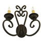 2nd Ave Lighting Fernando 17" Wide 2 Light Wall Sconce in Coffee Bean Finish
