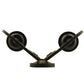 2nd Ave Lighting Fernando 17" Wide 2 Light Wall Sconce in Coffee Bean Finish
