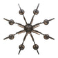 2nd Ave Lighting Fernando 36" Wide 8 Light Chandelier in French Bronze