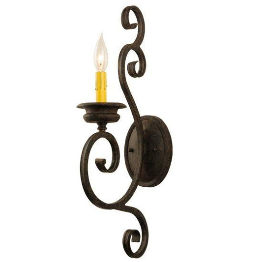 2nd Ave Lighting Fernando 5" Wide 1 LT Wall Sconce in Coffee Bean Finish