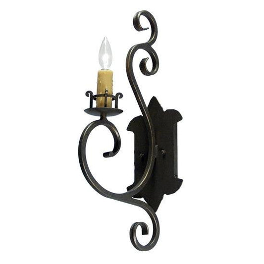 2nd Ave Lighting Fernando 5" Wide 1 Light Wall Sconce in Gilded Tobacco