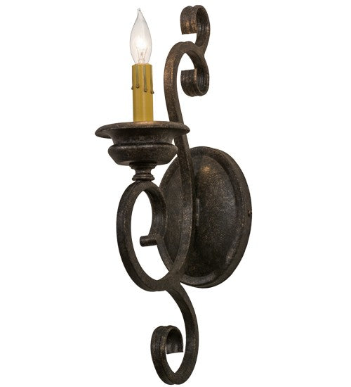 2nd Ave Lighting Fernando 5" Wide Wall Sconce in Golden Bronze