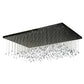2nd Ave Lighting Firefly 72" Long Pendant in Jet Black Finish