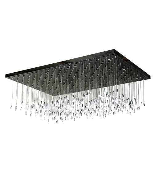 2nd Ave Lighting Firefly 72" Long Pendant in Jet Black Finish