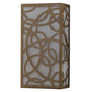2nd Ave Lighting Fizz 9" Wide Deco Wall Sconce in Gold Metallic Finish