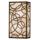 2nd Ave Lighting Fizz 9" Wide Deco Wall Sconce in Gold Metallic Finish