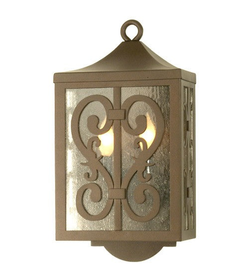 2nd Ave Lighting Flemington 10" Wide Wall Sconce in Cafe Noir Finish