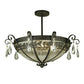 2nd Ave Lighting Florentine 24" Semi-Flushmount in Blackwash Finish