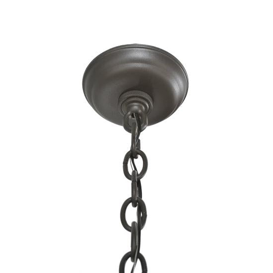 2nd Ave Lighting Franciscan 25" 4-Light Hand-Forged Wrought Iron Frame Gothic-Styled Chandelier