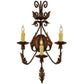2nd Ave Lighting French Elegance 16.5" Wide 3 LT Wall Sconce in Oxide Bronze