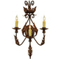 2nd Ave Lighting French Elegance 16.5" Wide 3 LT Wall Sconce in Oxide Bronze