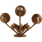 2nd Ave Lighting French Elegance 16.5" Wide 3 LT Wall Sconce in Oxide Bronze