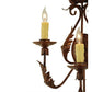 2nd Ave Lighting French Elegance 16.5" Wide 3 LT Wall Sconce in Oxide Bronze
