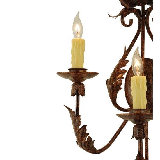 2nd Ave Lighting French Elegance 16.5" Wide 3 LT Wall Sconce in Oxide Bronze