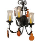 2nd Ave Lighting French Elegance 18" Wide 3 Light Wall Sconce in Chestnut Finish