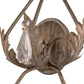 2nd Ave Lighting French Elegance 21" Wide 2 Light Wall Sconce in Antique Silver Finish