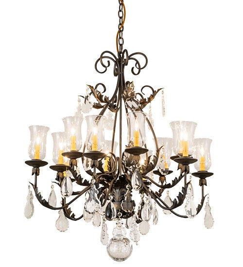 2nd Ave Lighting French Elegance 36" Wide 12 LT Chandelier in French Bronze Finish