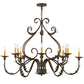 2nd Ave Lighting French Elegance 48" Wide 12 LT Chandelier in Antiquity Finish