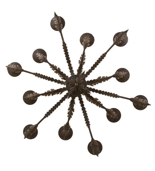 2nd Ave Lighting French Elegance 48" Wide 12 LT Chandelier in Antiquity Finish