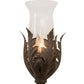 2nd Ave Lighting French Elegance 7" Wall Sconce in Antiquity Finish