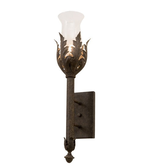 2nd Ave Lighting French Elegance 7" Wall Sconce in Antiquity Finish