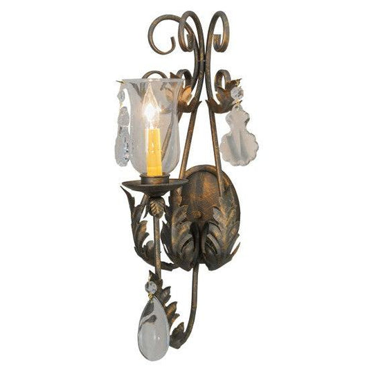 2nd Ave Lighting French Elegance 9" Wall Sconce in French Bronze Finish