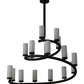 2nd Ave Lighting French Horn 60" Wide 17 LT Chandelier in Oil Rubbed Bronze Finish