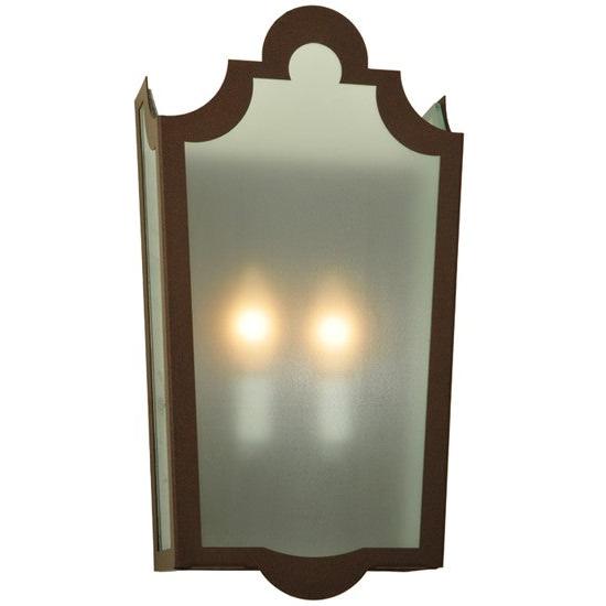 2nd Ave Lighting French Market 8" Wide Wall Sconce in Cafe Noir Finish
