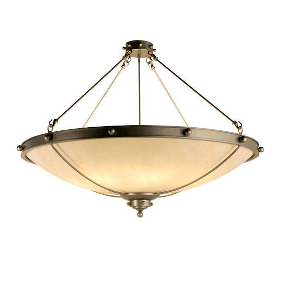 2nd Ave Lighting Freya 48" Pewter Metal Semi-Flushmount Light