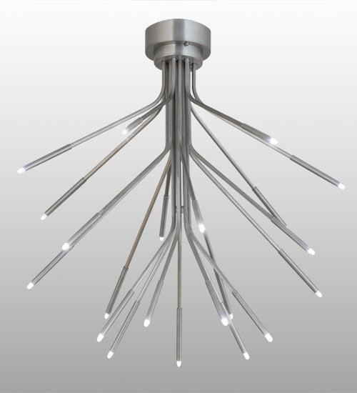 2nd Ave Lighting Galassia 28" Flushmount With Aluminum Finish