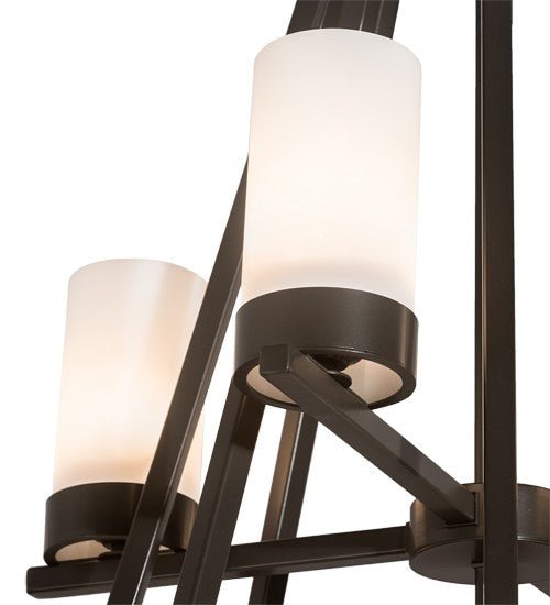 2nd Ave Lighting Galen 42" Wide Two Tier 12 Light Chandelier in Timeless Bronze Finish