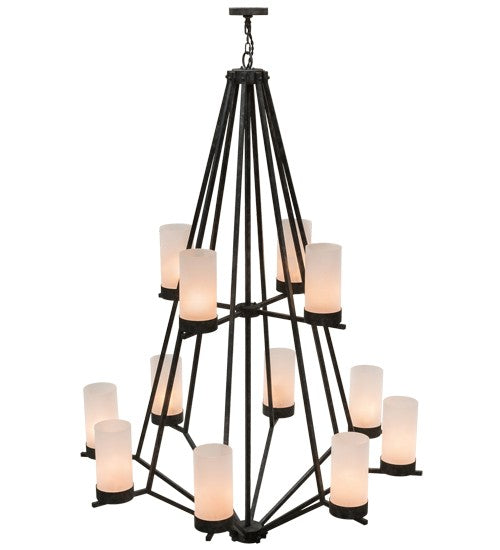 2nd Ave Lighting Galen 60" Wide Two Tier 12 LT Chandelier