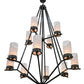 2nd Ave Lighting Galen 60" Wide Two Tier 12 LT Chandelier