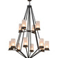 2nd Ave Lighting Galen 60" Wide Two Tier 12 LT Chandelier