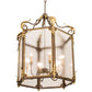 2nd Ave Lighting Ganser 34" Lantern Pendant in Gilded Tobacco Finish With Gold Highlights