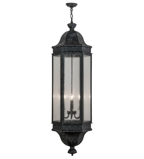 2nd Ave Lighting Gascony 18" Lantern Pendant in Antique Iron Gate Finish