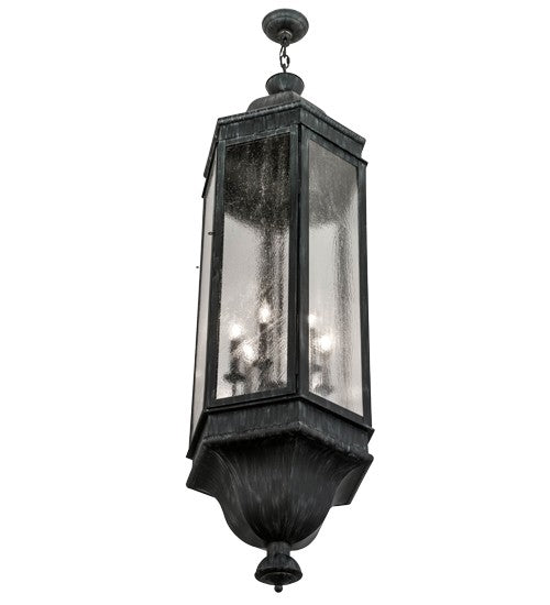 2nd Ave Lighting Gascony 18" Lantern Pendant in Antique Iron Gate Finish