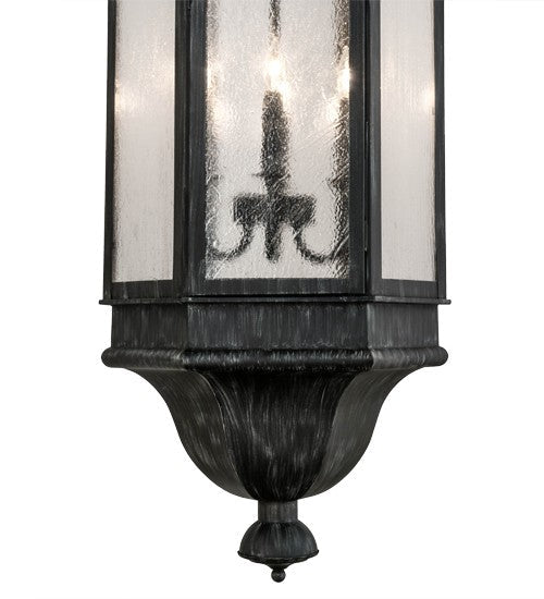 2nd Ave Lighting Gascony 18" Lantern Pendant in Antique Iron Gate Finish