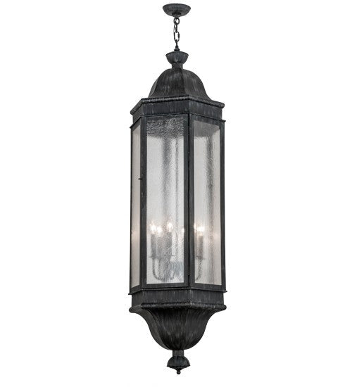 2nd Ave Lighting Gascony 18" Lantern Pendant in Antique Iron Gate Finish