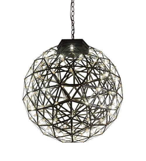 2nd Ave Lighting Geosphere 24" Wide Pendant in Oil Rubbed Bronze Finish