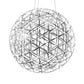2nd Ave Lighting Geosphere 35" Wide Pendant With Polished Stainless Steel Finish