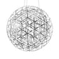 2nd Ave Lighting Geosphere 35" Wide Pendant With Polished Stainless Steel Finish
